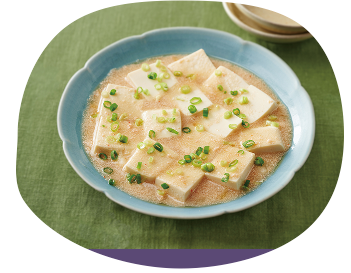 豆腐の明太子ソース煮